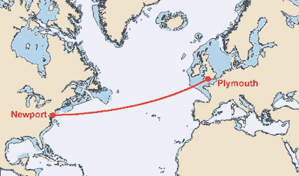 Mappa della regata